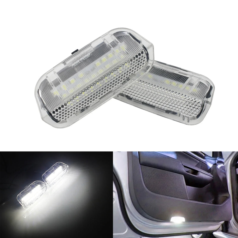 VW Tiguan Osvětlení Dveří LED Podlahové Osvětlení 18 LED Bílá