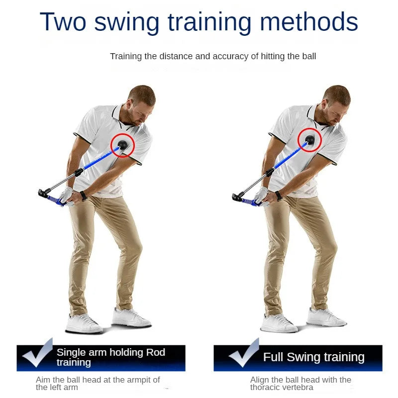 PGM Golf Swing Trainer HGB023 &ndash; Adjustable Length for Improved Accuracy