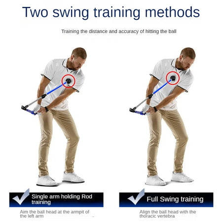 PGM Golf Swing Trainer HGB023 &ndash; Adjustable Length for Improved Accuracy