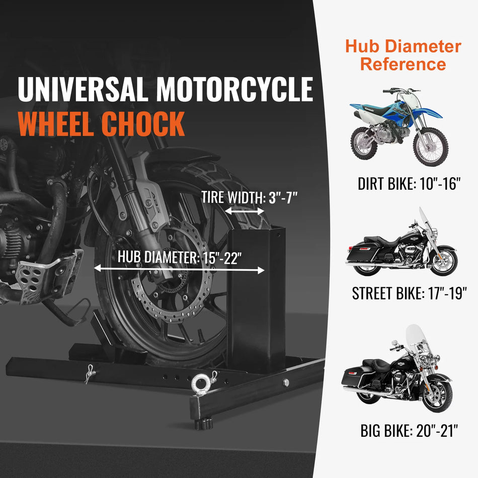 Upravni nosilec za kolo motocikla 1800Lbs jekleni stojalo