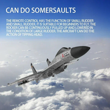 WLtoys XK A100 2.4GHz RC Glider SU27 J-11 - Ready-to-Fly Foam Airplane