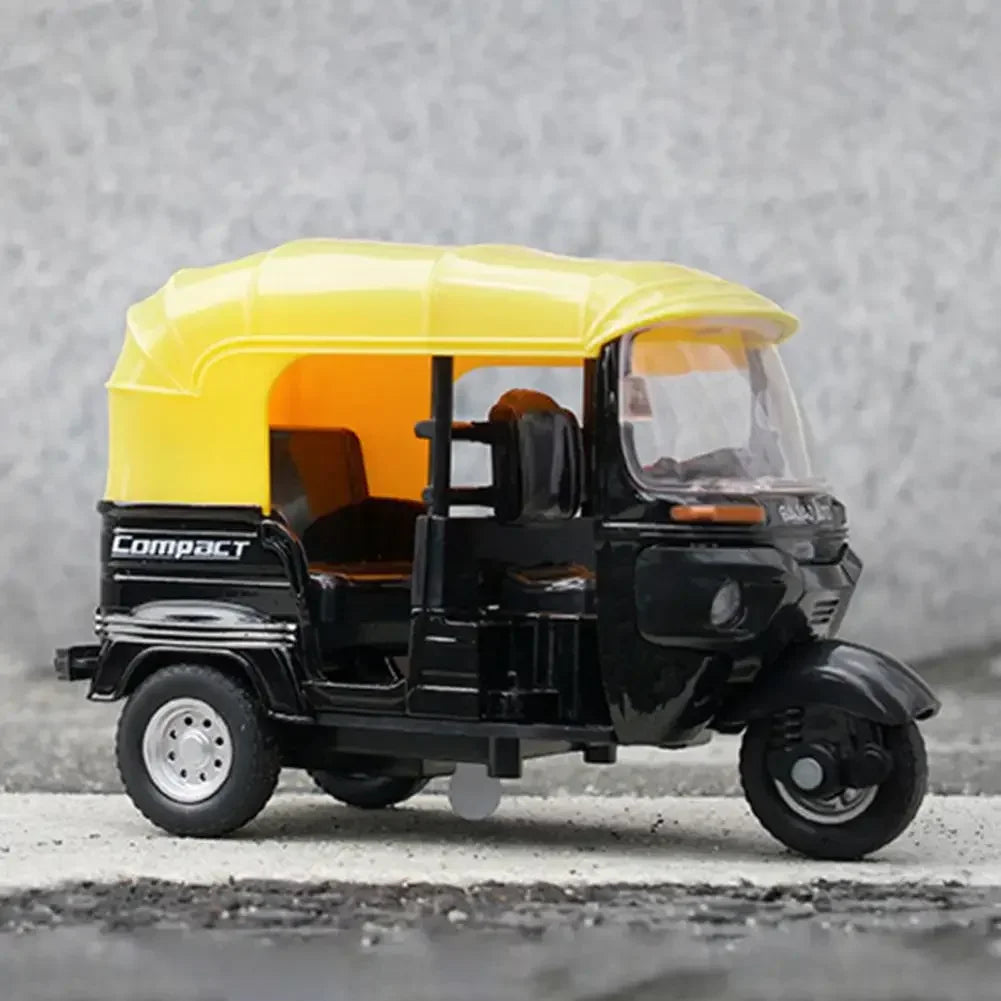 Mini Tricycle Retro Diecast Autorickshaw &ndash; Lightweight
