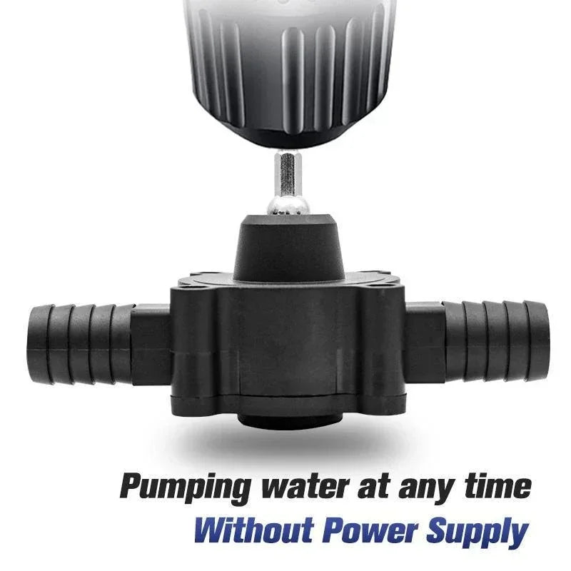 Portable Electric Drill Pump &ndash; Self Priming for Easy Use