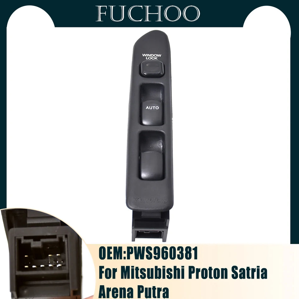 Fensterheber-Taste für Mitsubishi Proton Satria Arena Putra 8 Pins PWS960381
