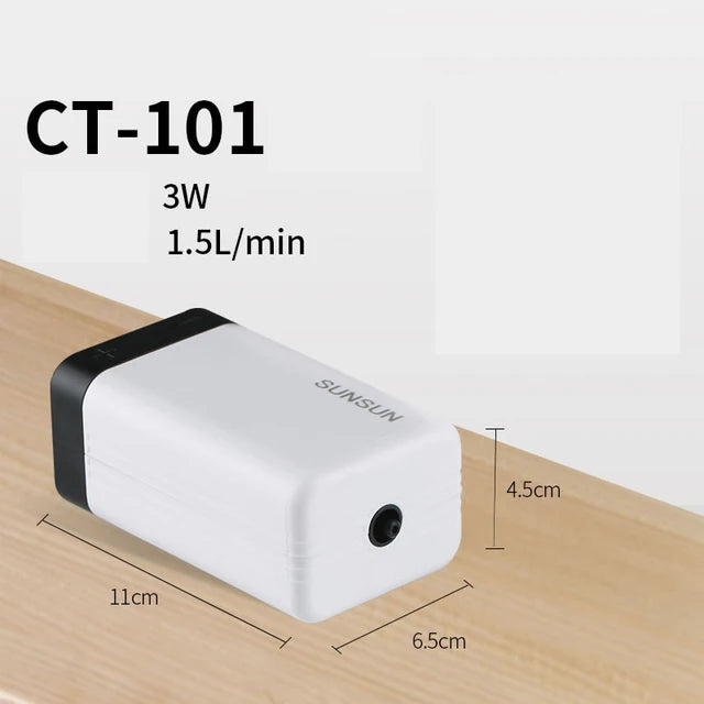 SUNSUN CT Series Aquarium Aerator Ultra Silent &ndash; Low Noise CT-101