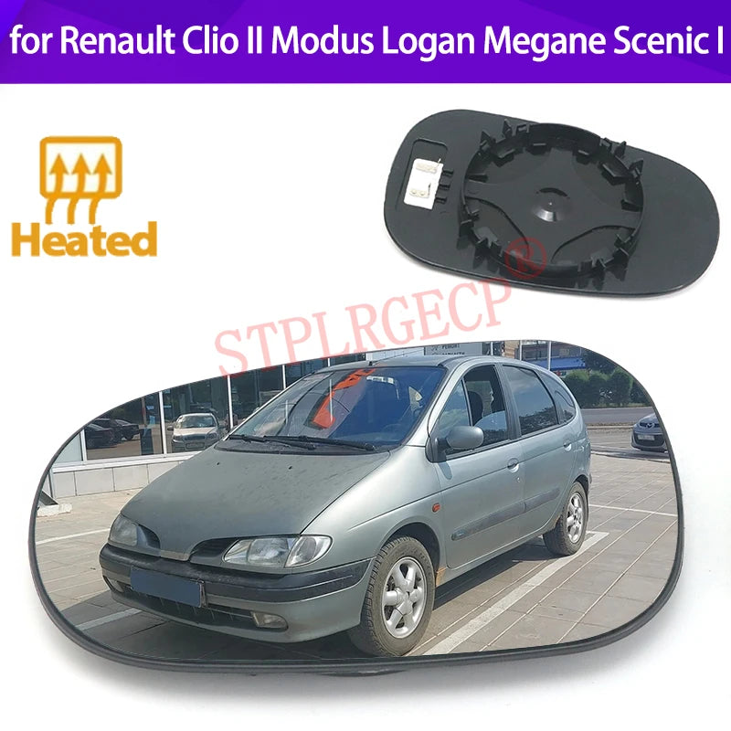 Lämmitettävä sivupeilin lasi Renault Clio II Modus Logan Megane Scenic I