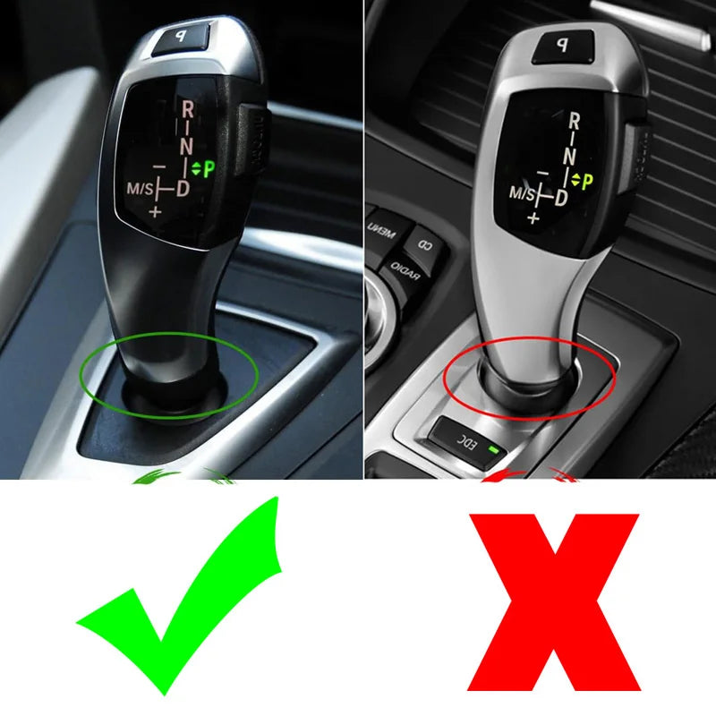 Pokrywa gałki zmiany biegów do BMW w wykończeniu z włókna węglowego czarna do serii X3 X4 X5 X6