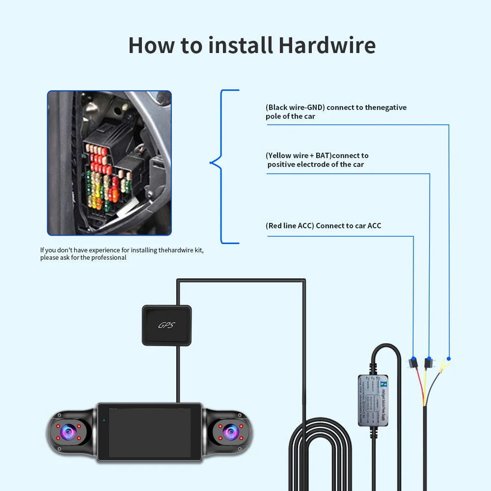 360&deg; Car DVR Dash Cam with WiFi GPS