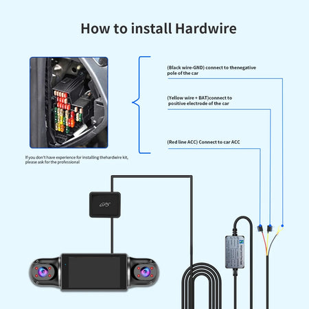 360&deg; Car DVR Dash Cam with WiFi GPS