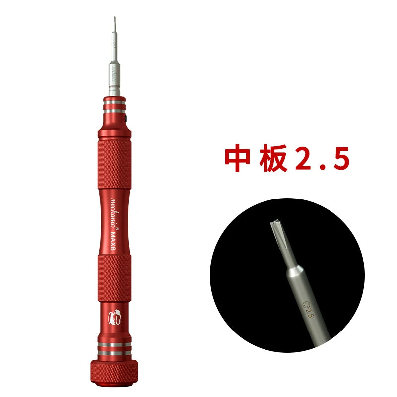 MECHANIC MAX8 &ndash; Strong Magnetic High-Precision Screwdriver for Mobile Phone Repair Cross 2.5