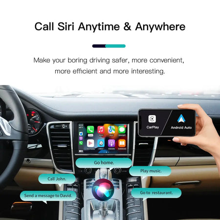 AUTOABC Wireless Carplay Module for Porsche PCM3.1 PCM4.0 Cayenne Macan 911 Panamera Bosxter Android Auto Car Accessories by InterCyprus Trading Ltd