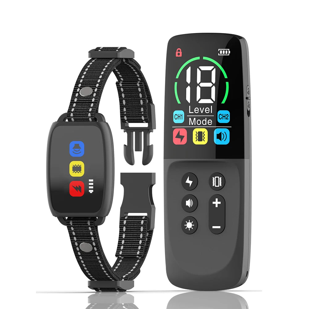 739-1/760 Color Dog Training Collar - IP67 Waterproof Color screen collar