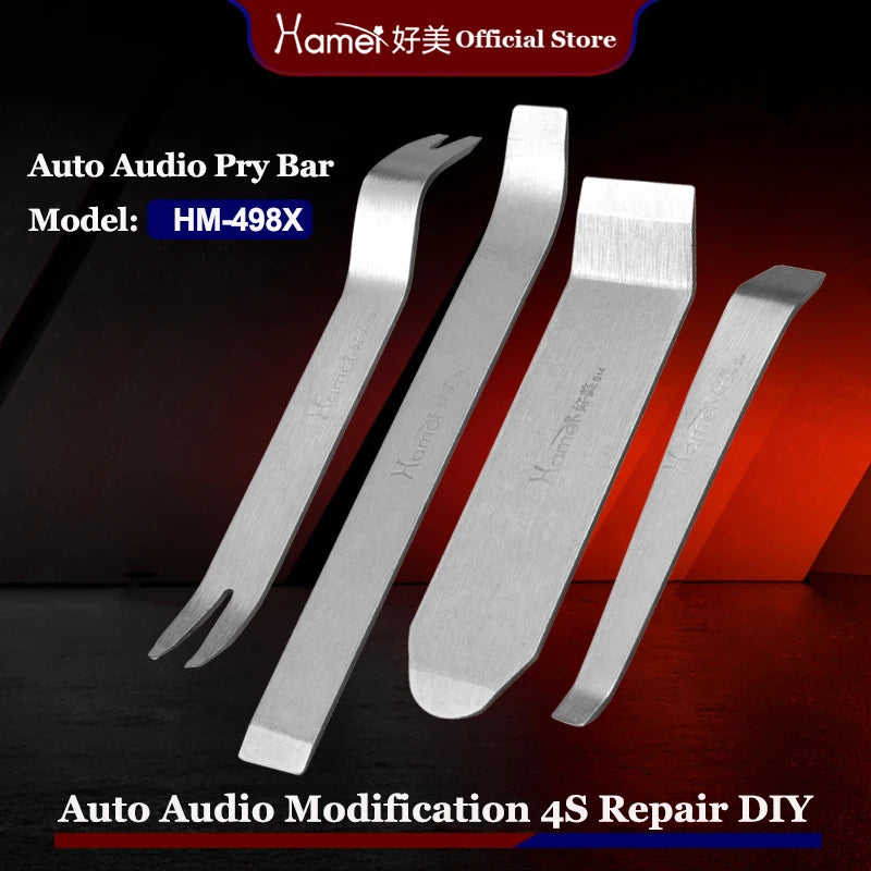 High-Quality Hamei Car Door Panel Pry Tool Set - 4-Piece Interior Trim &amp; Audio Removal Kit