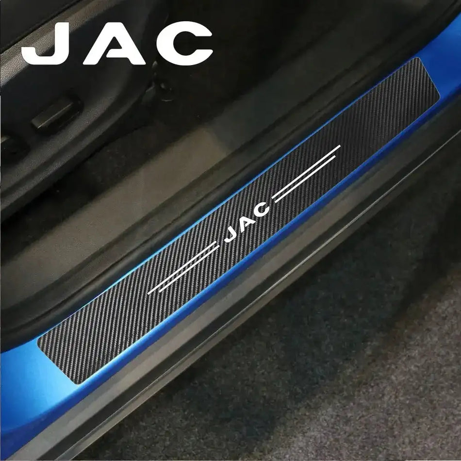 Carbon Fiber Car Door Sill Protector For JAC Refine J
