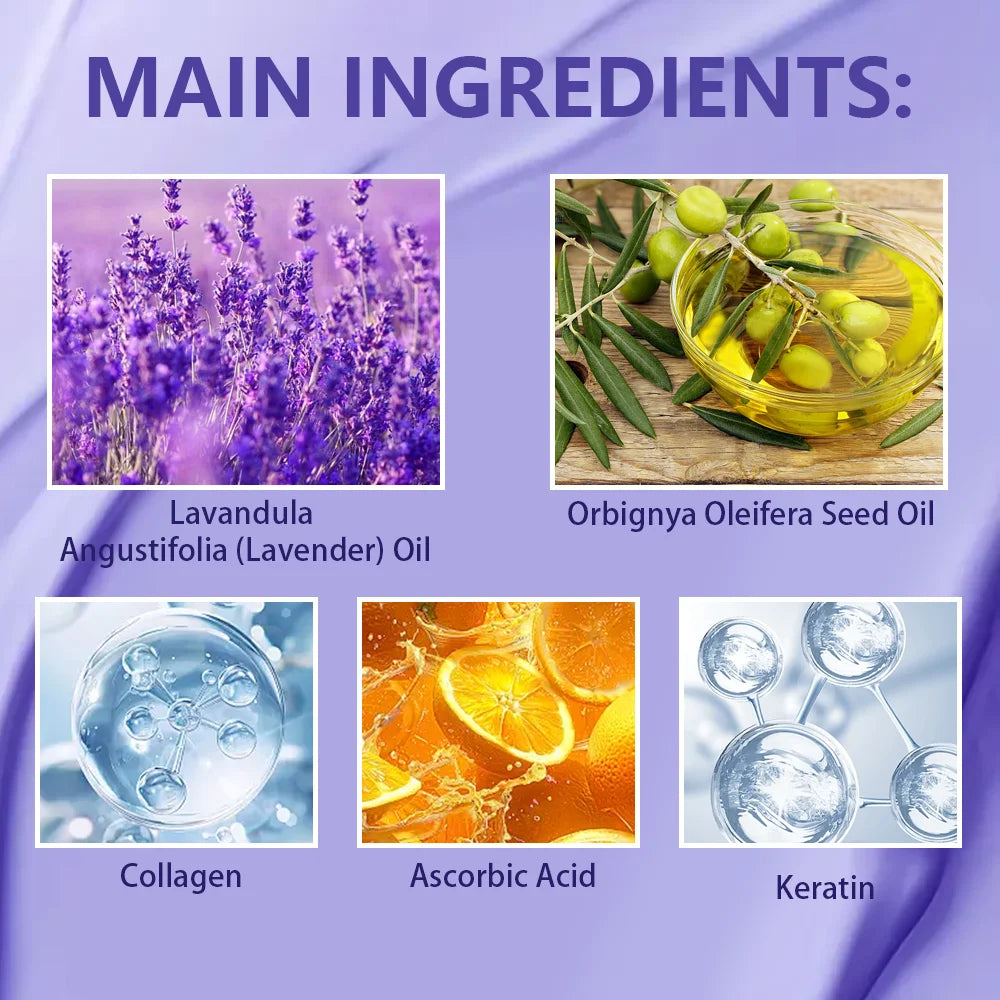 Purple Repair Hair Mask &ndash; Deep Nourishing Treatment for Frizzy Damaged Hair