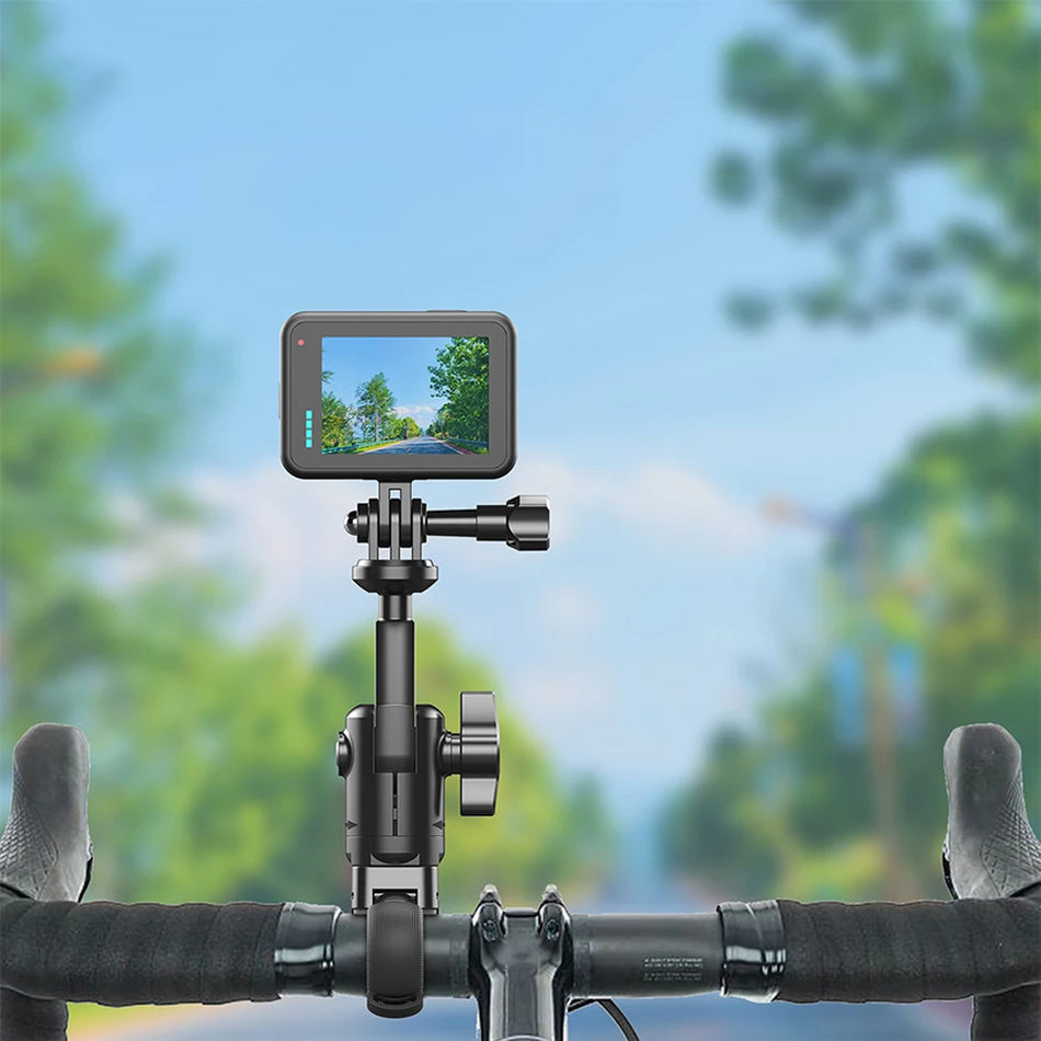 360 Degree Handlebar Camera Mount for GoPro Insta360 X2 X3 X4 DJI