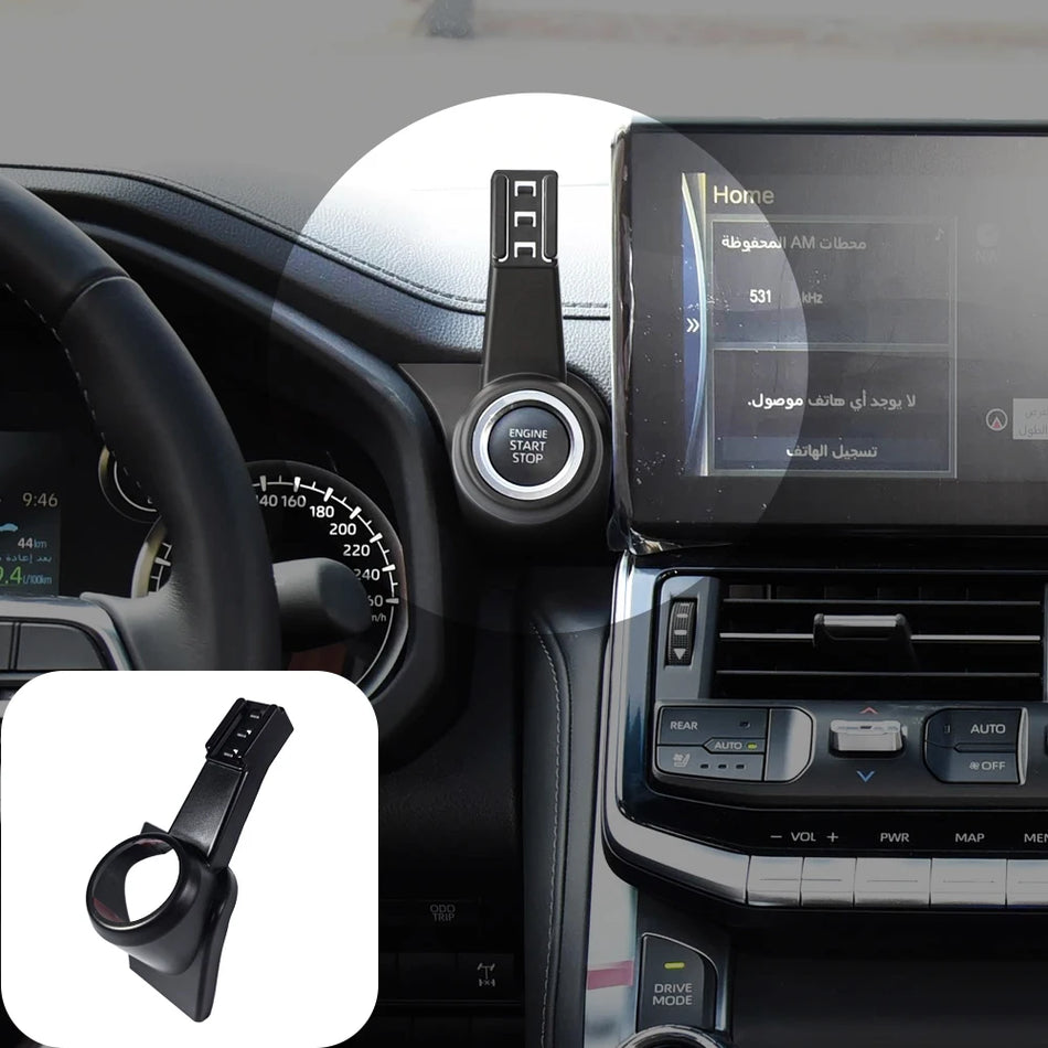 Bezdrátový nabíjecí držák telefonu pro Toyota Land Cruiser LC300 2022-2025