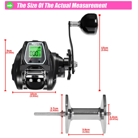 Ultralight Electric Bait Casting Reel TX1000 with 16KG Drag