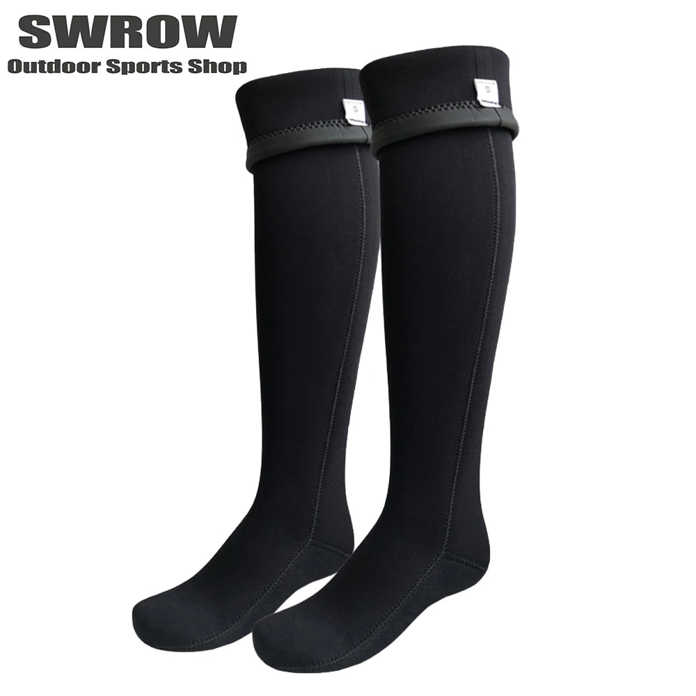 New 3MM Neoprene Long Tube Diving Socks &ndash; Warmth And Grip