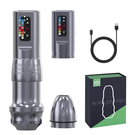 EXO Wireless Tattoo Machine &ndash; Battery Powered Rotary Pen 2 battery 3