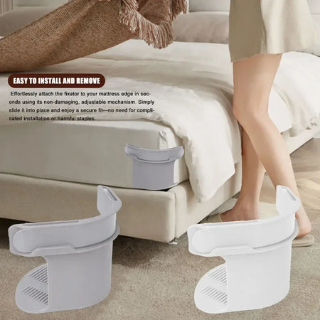 Invisible Bed Sheet Corner Tightener Clips - No-Slip Mattress Fasteners
