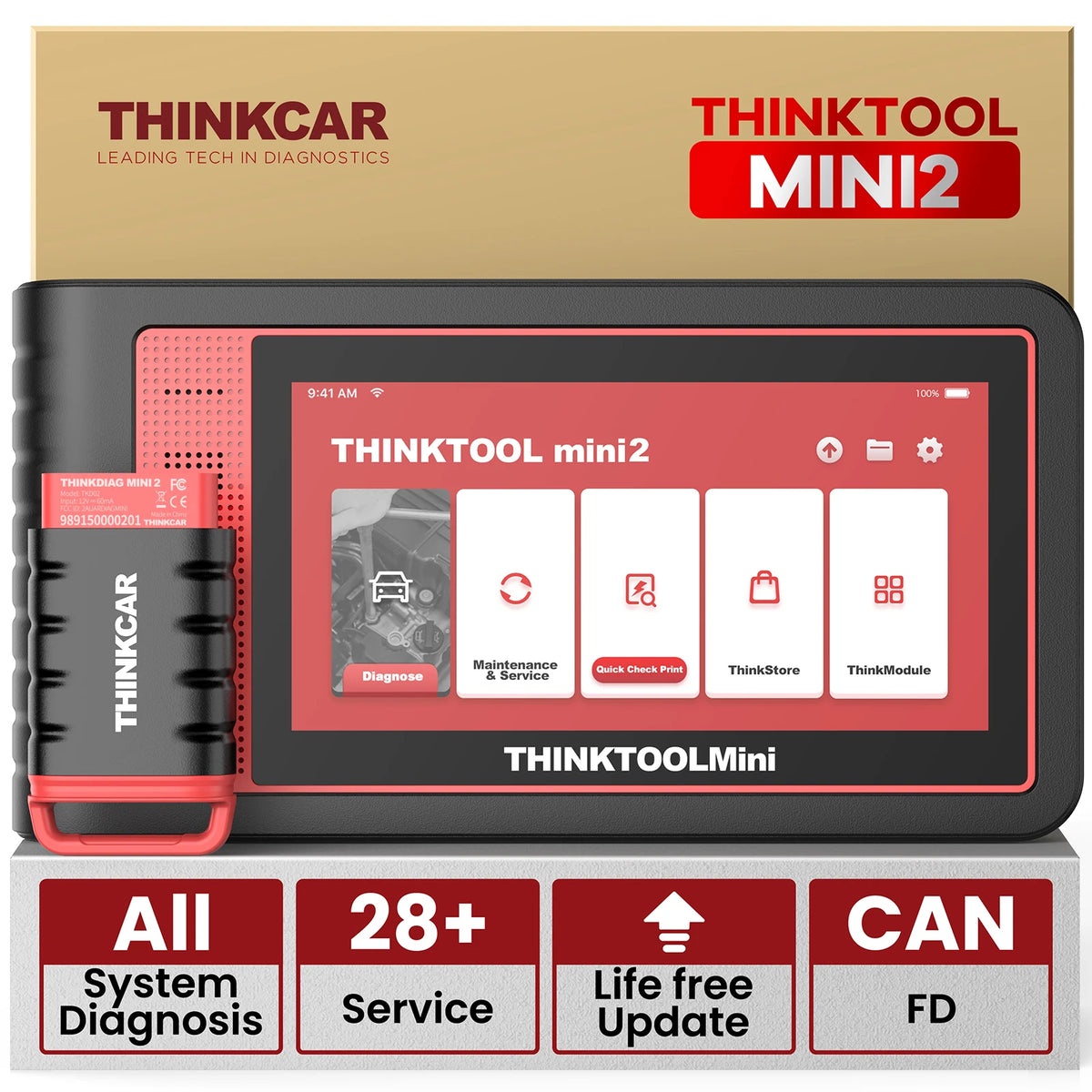 THINKCAR THINKTOOL MINI 2 CANFD &ndash; Bi-Directional Scan Tool THINKTOOL MINI 2 / Mexico