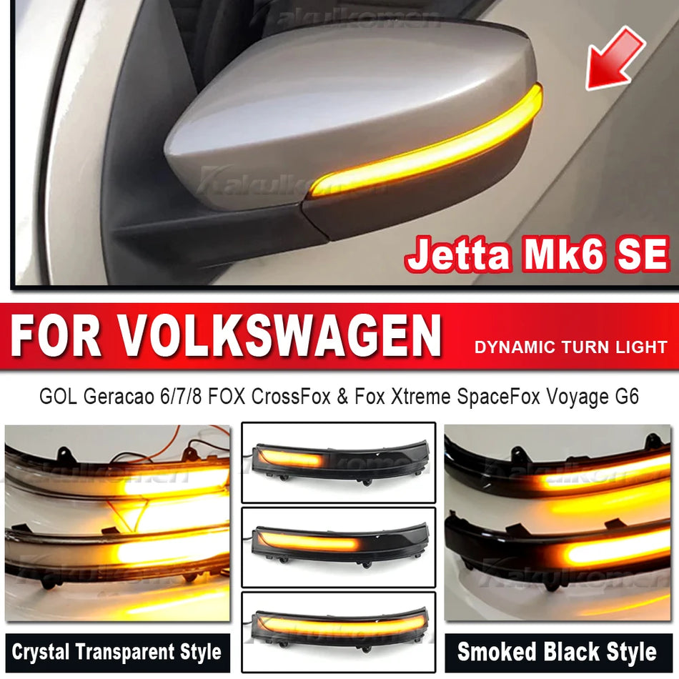 Δυναμικό LED Φως Σηματοδότησης για Volkswagen Jetta 6 GLI, Beetle, Scirocco