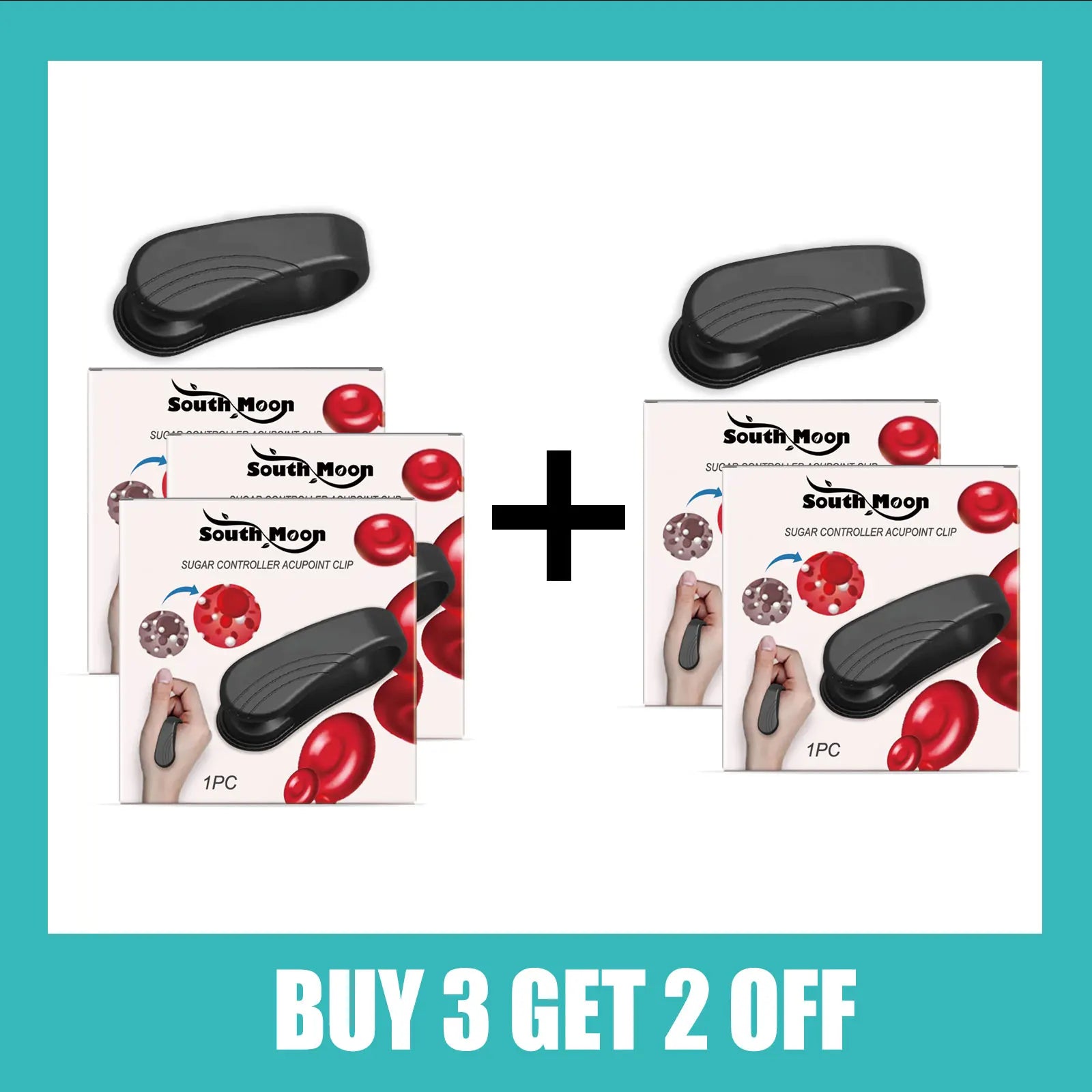 Sugar Control Clip &ndash; Effective Blood Glucose Management BUY 3 GET 2 FREE