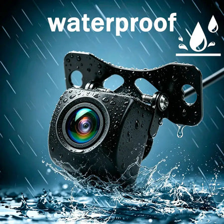 AHD 720P CCD Dynamic Trajectory Car Reverse Backup Camera, Adjustable Mount Bracket Starlight Night Vision Waterproof Dual Signa by InterCyprus Trading Ltd