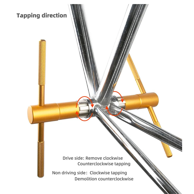 Unealtă pentru filetarea suportului de pedalier bicicletă 1.37x24 TPI, filet BSA, aliaj de aluminiu și oțel de înaltă rezistență