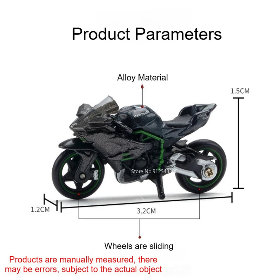 Motosikla modeļa metāla modeļa izgatavošana Kawasaki H2R