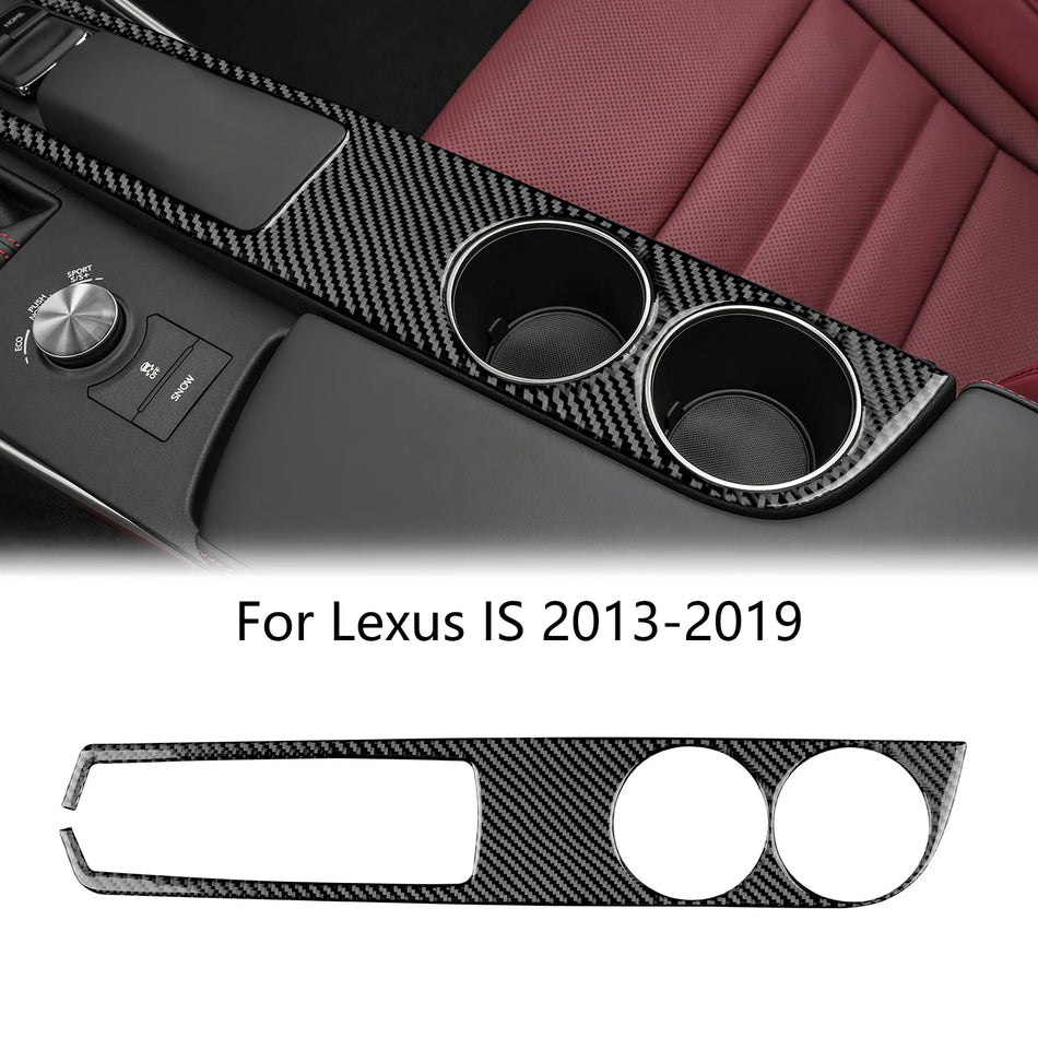 Moldura de fibra de carbono para rejilla de ventilación y selector de marchas de Lexus IS 13-19