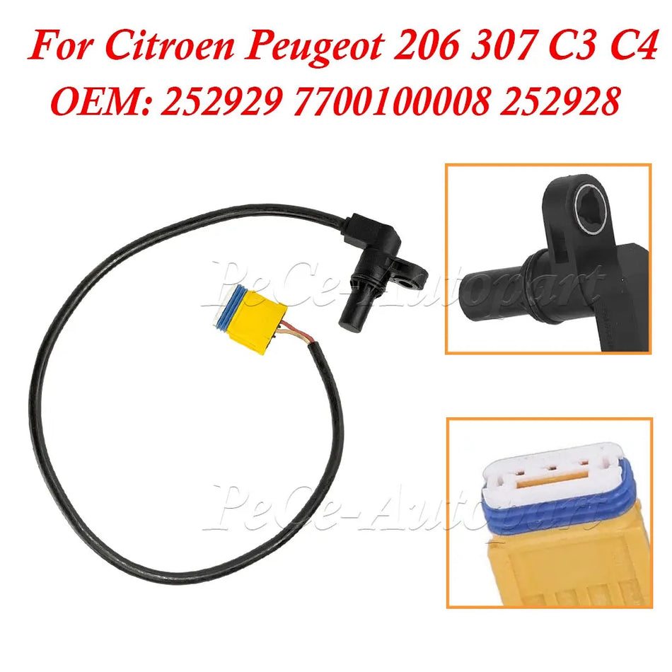 Transmission Speed Sensor For Citroen Peugeot 206 307 C3 C4