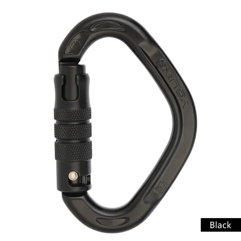 Xinda 22KN Auto Carabiner &ndash; Ultra Lightweight Climbing black