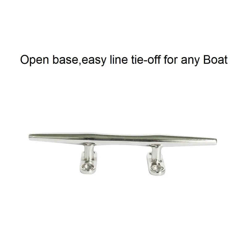 AISI 316 Deck Cleat 4-12 Inch &ndash; Marine Grade Resistant