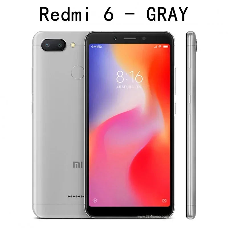 Xiaomi Redmi 6 4GB 64GB 6.6&quot; 4G Smartphone - Global ROM, Fingerprint, Octa-core