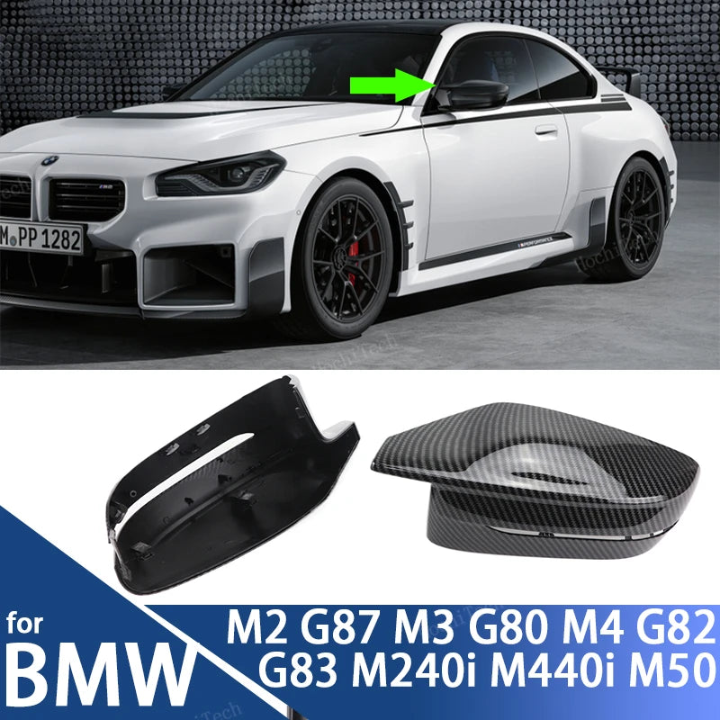 Tapas de espejo estilo M para BMW M2 M3 M4 i4 G80 G82 G83