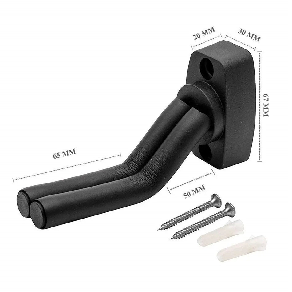 Guitar Wall Mount Hanger - Universal Fit For All Guitars