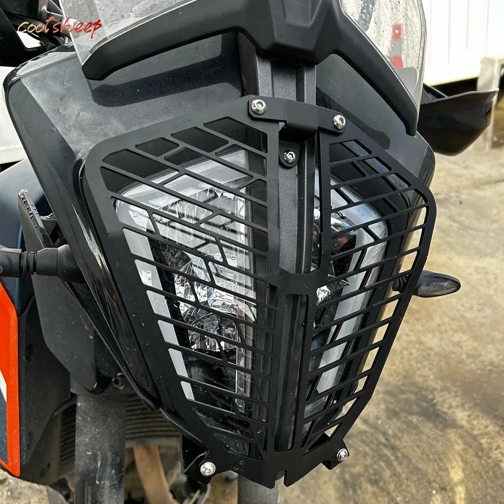 CNC-Machined Aluminium Headlight Guard for 390 790 890 Adventure Models