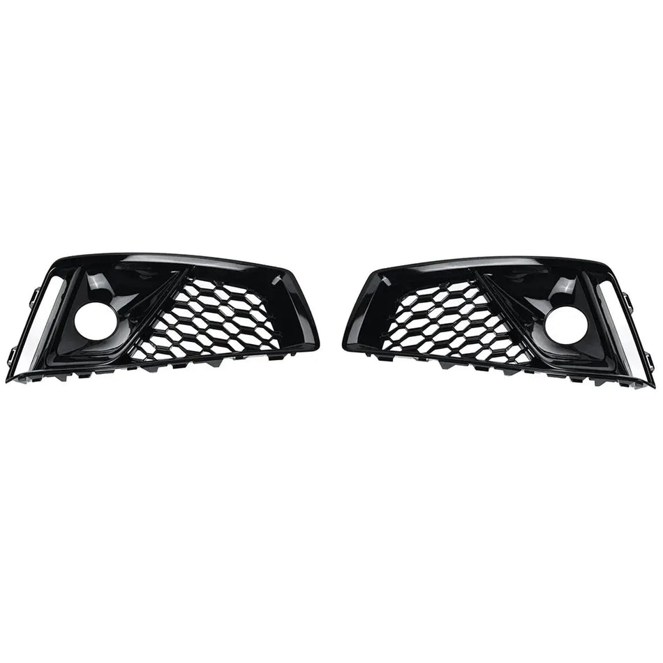 Fog Light Grille With Honeycomb Mesh For Audi A4 B9 S Line S4 2019 2020 by InterCyprus Trading Ltd