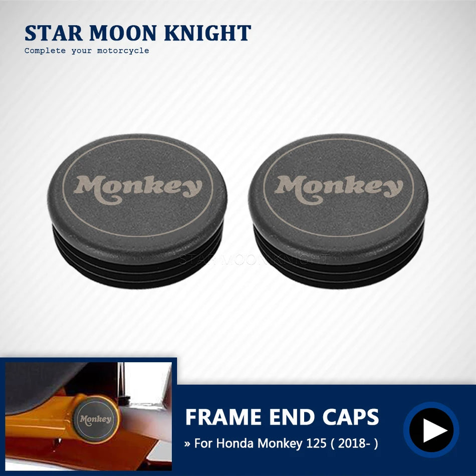 Tampas Finais do Quadro Honda Monkey 125 para 2018-2021, Tampas Decorativas para Orifício do Quadro, Duráveis