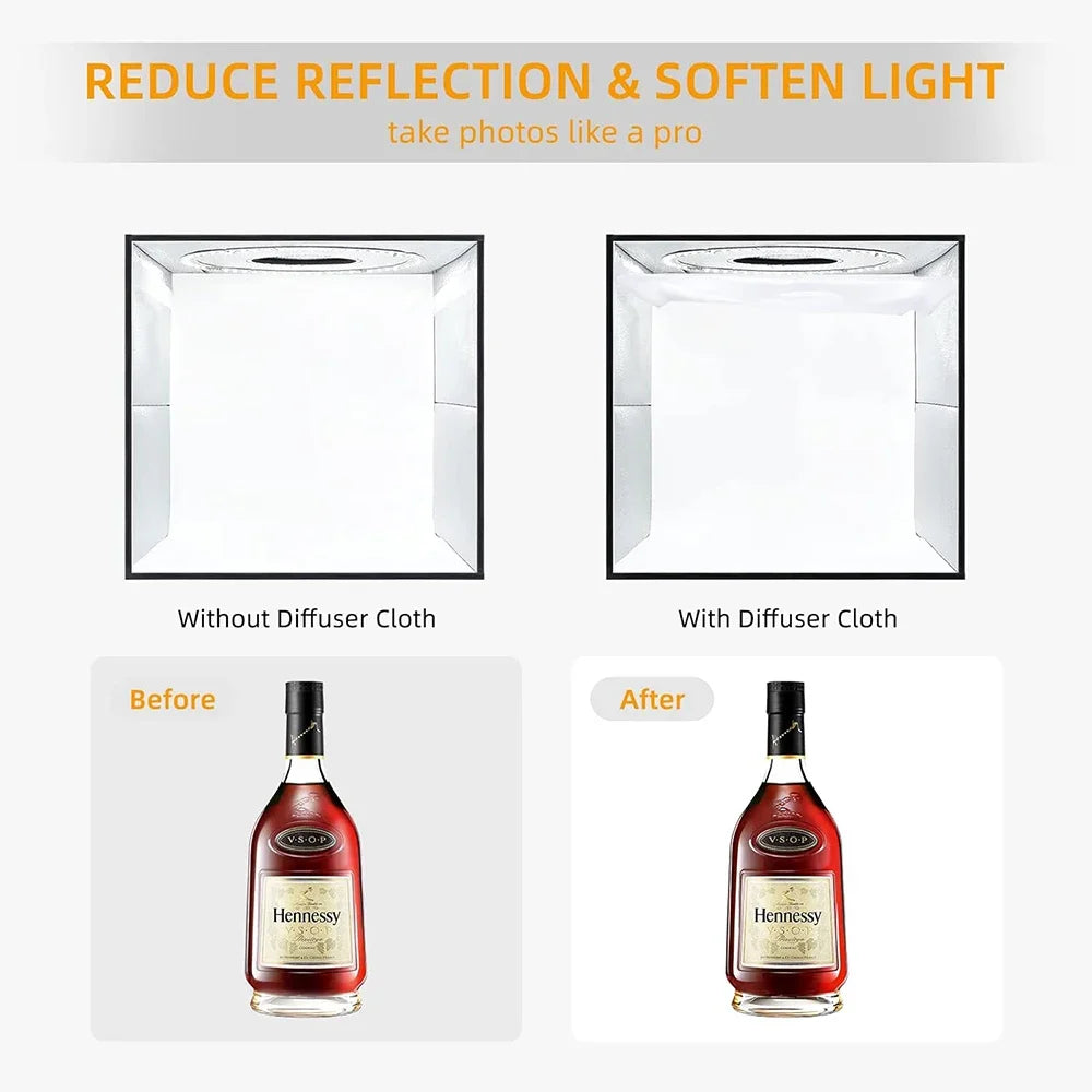 Lightdow A-FX00036 Light Box Kit &ndash; Dimmable 120 LED Lights