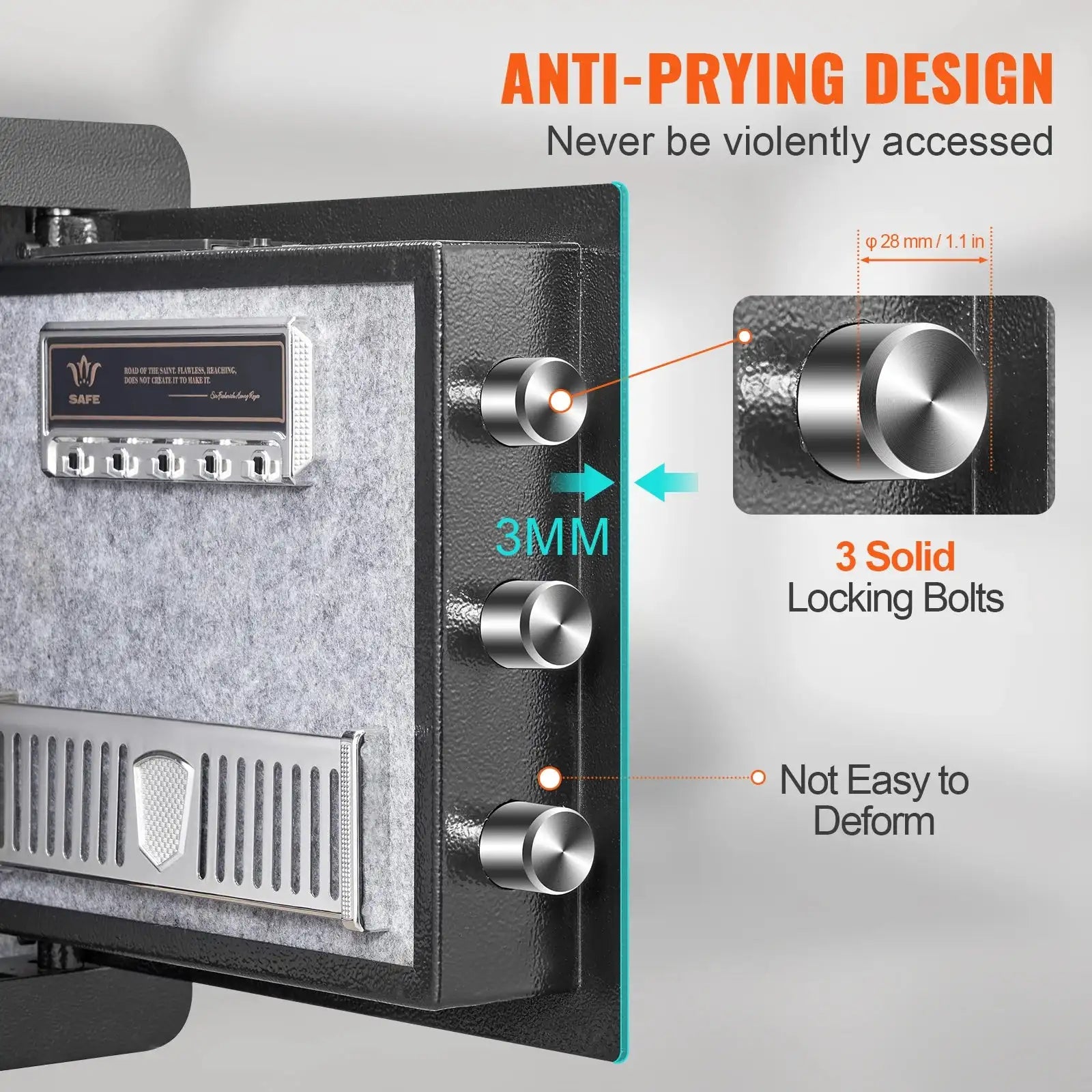 1.2 Cu Ft Safe Deposit Box Digital Access Home