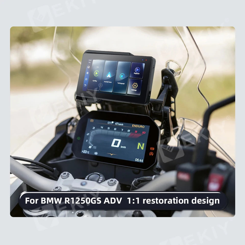 EKIY Motorcycle GPS Wireless Carplay Android Auto Monitor &ndash; Waterproof 5.5 Inch Display for BMW R1200GS ADV R1250GS ADV