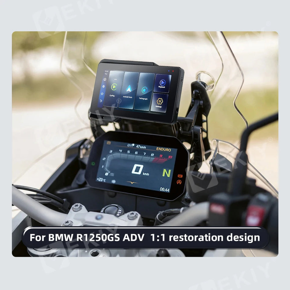 EKIY Motorcycle GPS Wireless Carplay Android Auto Monitor &ndash; Waterproof 5.5 Inch Display for BMW R1200GS ADV R1250GS ADV