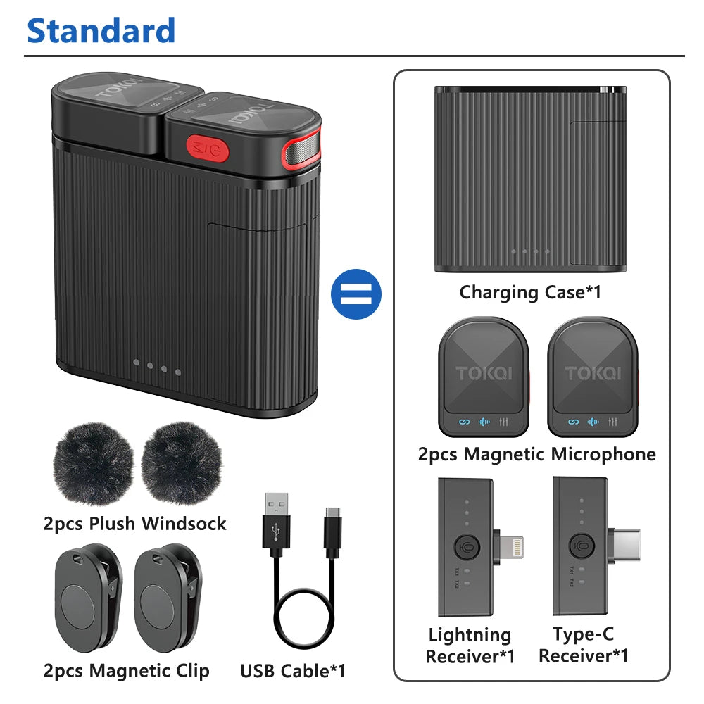 Mini Wireless Lavalier Microphone &ndash; ENC Noise Reduction H01 Lavalier Mic