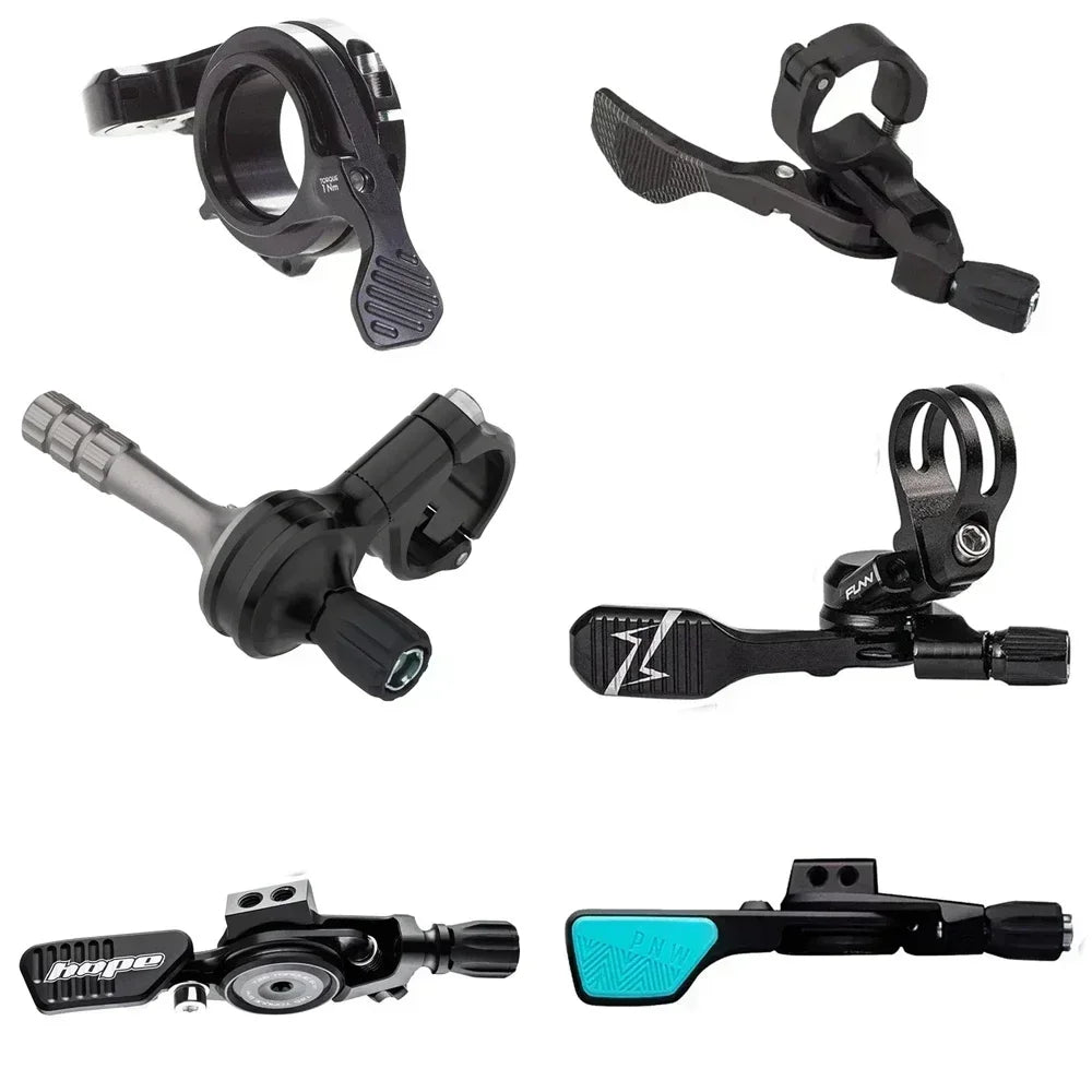Bike Dropper Mountain Seatpost 4 Way Mount CNC Remote Lever Kit &ndash; Lightweight Versatile Control