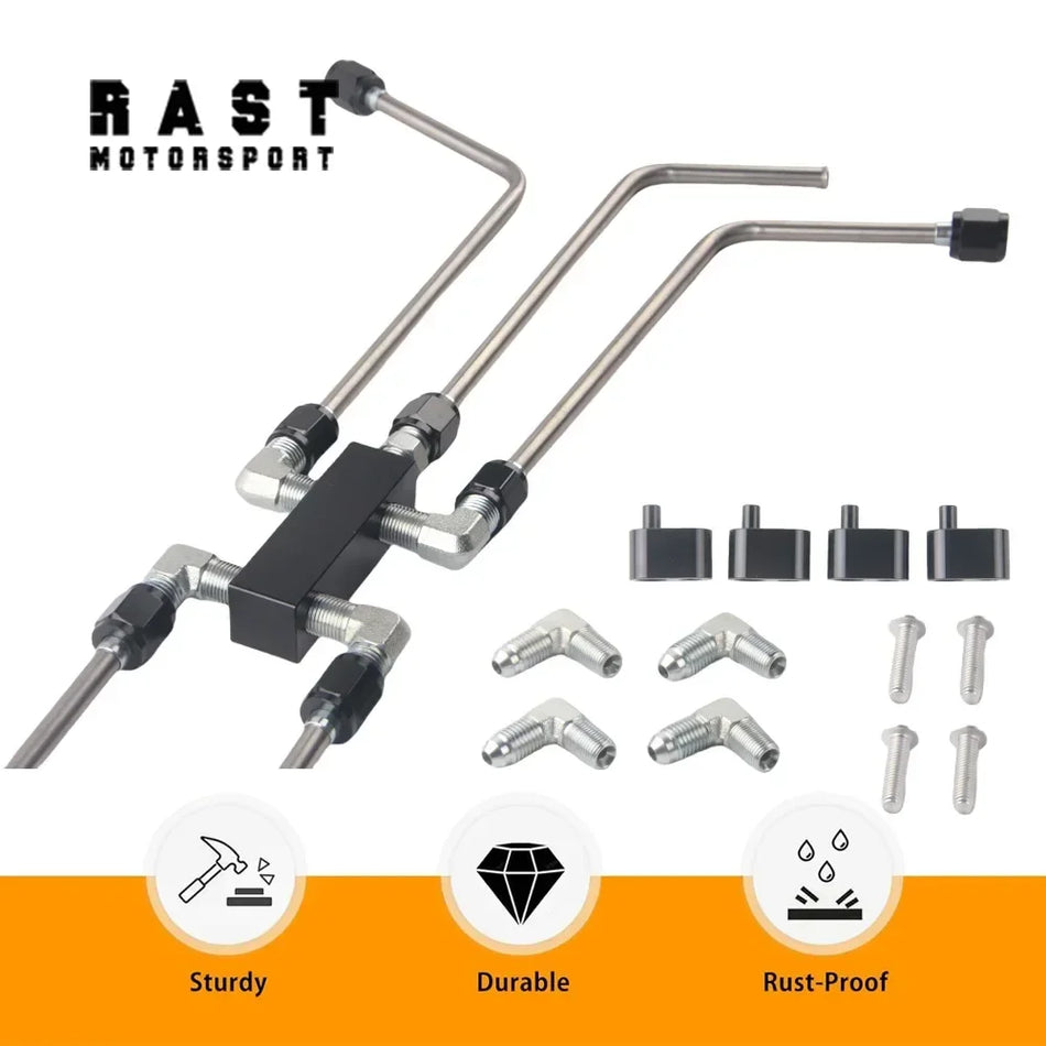 Edelstahl Kühlmittel Crossover Dampfablaßkit für LS1 LS2 LS3 LS6 LS7 LS9 LSX