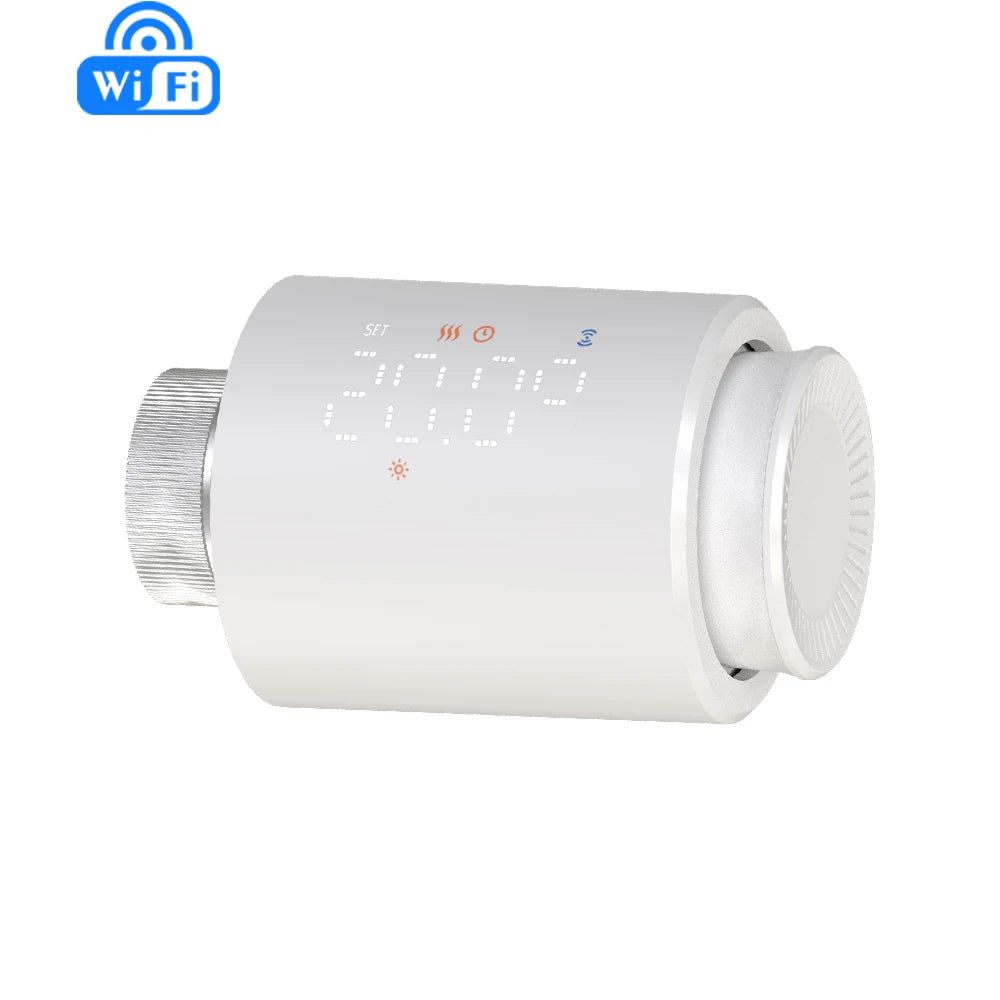 WiFi Radiator Thermostatic Valve &ndash; Smart Voice Control WiFi / 3 x 1.5V