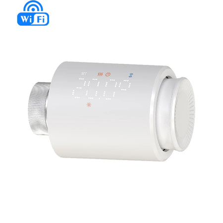 WiFi Radiator Thermostatic Valve &ndash; Smart Voice Control WiFi / 3 x 1.5V